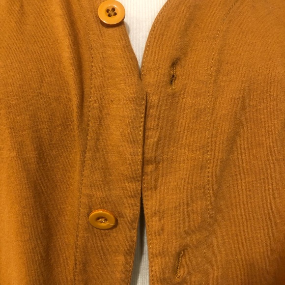Mustard cardigan, button up love the style. From urban outfitters - Picture 3 of 3